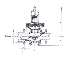 Water pressure reducing valve