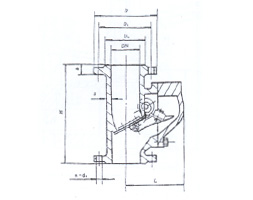 可闭立式防浪阀